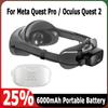 6000mah Portable Battery For Meta Quest Pro/oculus Quest2 Balanced Design Strong Stability High Compatibility For Vr Accessories