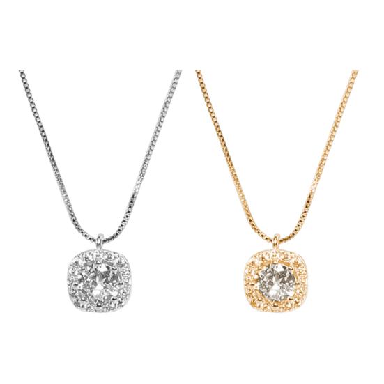 Женское квадратное ожерелье с подвеской из циркония, имитация бриллиантовой ключичной цепочки на День матери, годовщину, день рождения, ювелирный подарок