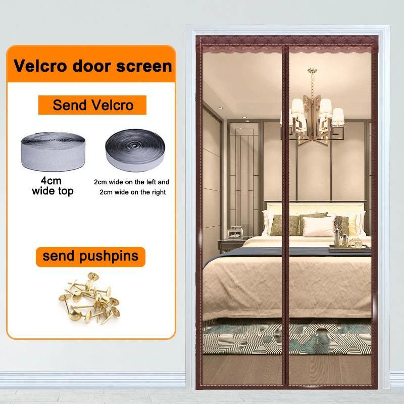 Летняя противомоскитная штора на дверь Летняя москитная сетка Магнитная штора от комаров для гостиной, спальни, кухни