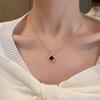 High-Grade Four-Leaf Clover Necklace Fashion Luxury Collarbone Chain Titanium Steel Ladies Necklace Jewellery