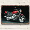 1979 CBX1000 Мотоцикл Металлический Постер Жестяная Вывеска 20x30см