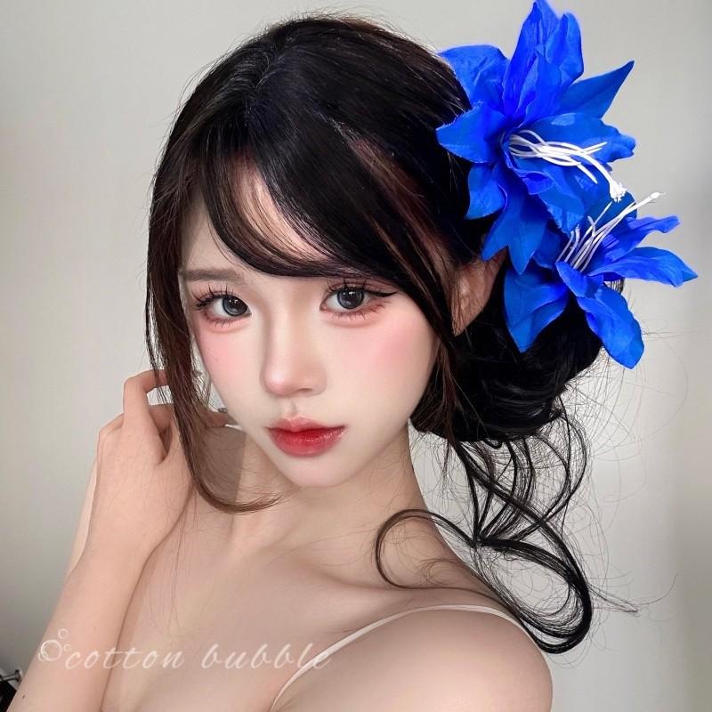 Розовый аксессуар для волос в китайском стиле с лилией: Женская заколка для волос «Фея цветов»