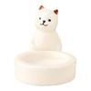Yousheng Candlestick Holder Ceramic Kitten Design Candle Holder Versatile Desktop Decoration Birthday Party Gift