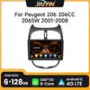 Автомобильное радио JIUYIN для Peugeot 206 206CC 206SW 2001 - 2008 беспроводное CarPlay Android Auto интеллектуальные системы автомобиля No 2 din 2din DVD