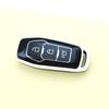 Silver Edge TPU Car Key Case Cover Keyless For Ford Mondeo 3 4 5 MK3 MK4 MK5 Focus 3 4 Ranger S C Max Explorer Fiesta Shell Fob Accessories