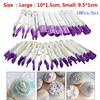 10Pcs/Set Fondant Crimper Tool Set Sugar Craft Cake Decorating Baking Fondant Cake Tools