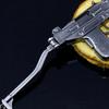 15 см сплав миниатюрный пистолет-пулемет модель Uzi подвеска высокое качество пистолет брелок ремесло кулон поддельный пистолет оружие детские подарки