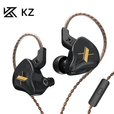 KZ-EDX HIFI-гарнитура с наушниками и управлением из пшеничного провода для мобильного телефона, компьютерных игр, спортивных, модных, музыкальных наушников