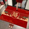 Chinese New Year 2025 Doormat The Year of Snake Carpets Door Entrance Mat Spring Festival Anti-slip Carpet Home Lucky Supplies