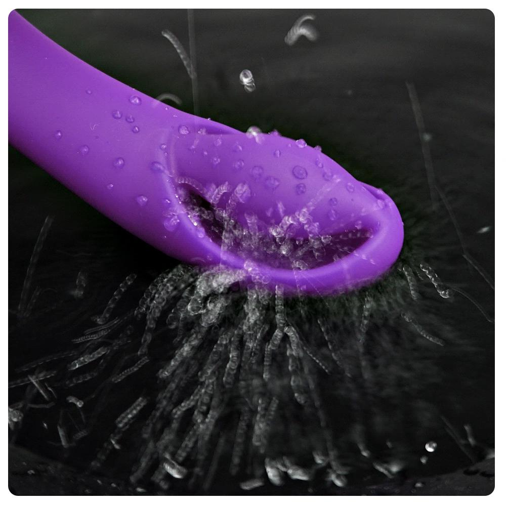 2 в 1 носимый фаллоимитатор для лизания языка, вибратор для женщин, мастурбатор для оргазма, трусики, эротическая игрушка, стимулятор точки G, клитора, секс-игрушки