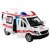 1/32 Scale Mini Car Model Diecast Gifts Ambulance Fire-Truck Policecar Model Sound and Light Vehicle Simulation Collection Toys
