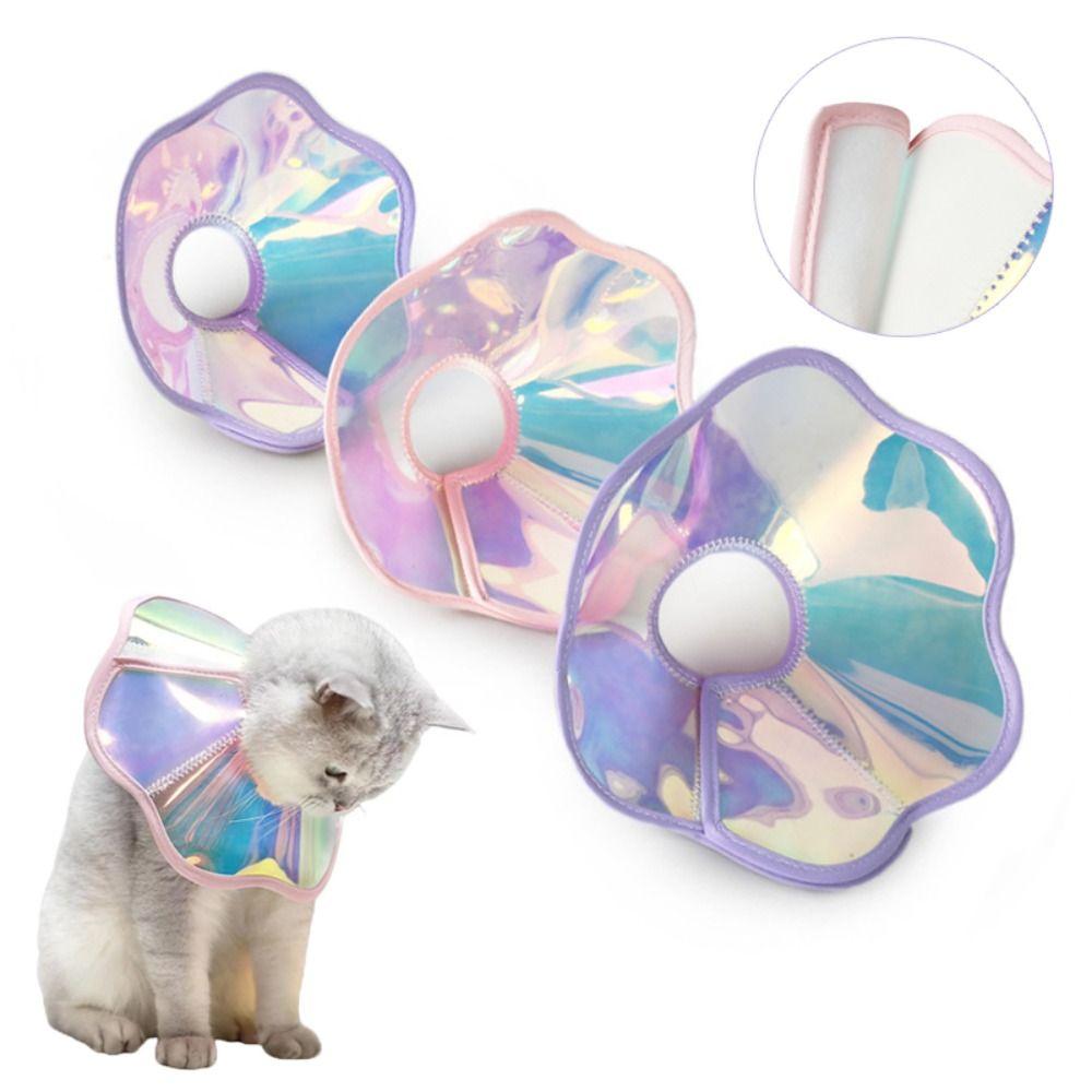 Waterproof Cat Collar PVC Cat Anti-scratching Collar Comfortable Cat Recovery Collar Veterinary