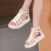 Summer New Fashion Open Toe Princess Shoes Soft Soled Children's Shoes Roman Shoes Girls Sandals