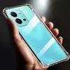 Thickened Airbag Shockproof Clear Soft Tpu Phone Case For Vivo V25 5g Case Transparent Back Cover V25 E for X80 Lite Funda Cover