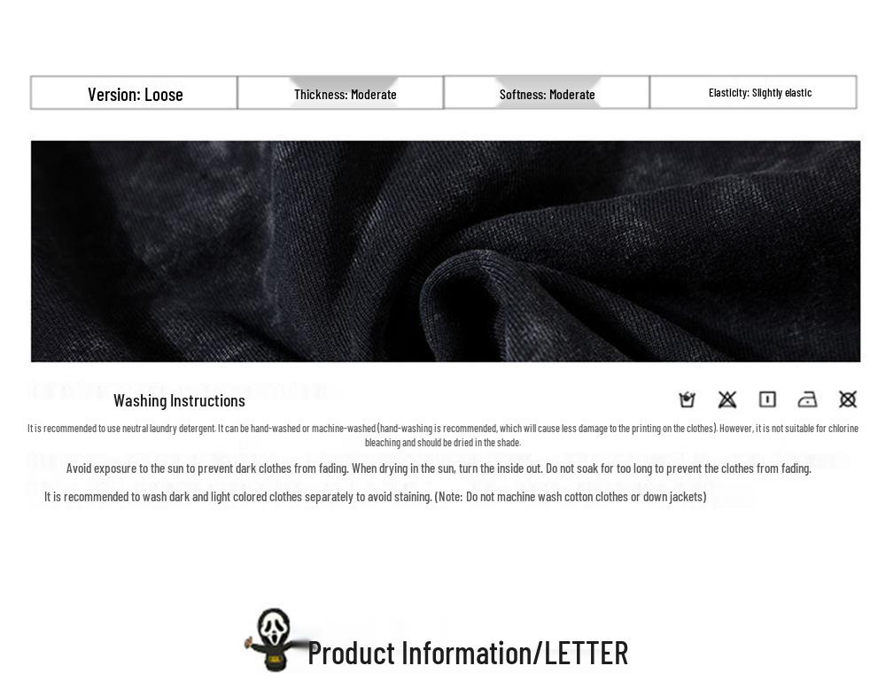 Винтажный свитшот оверсайз с эффектом потертости для мужчин - Европейско-американский тренд, Свободный топ с длинным рукавом