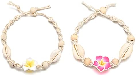 Beach Shell Pearl Anklet for Women Summer Seashell Foot Chain Jewelry