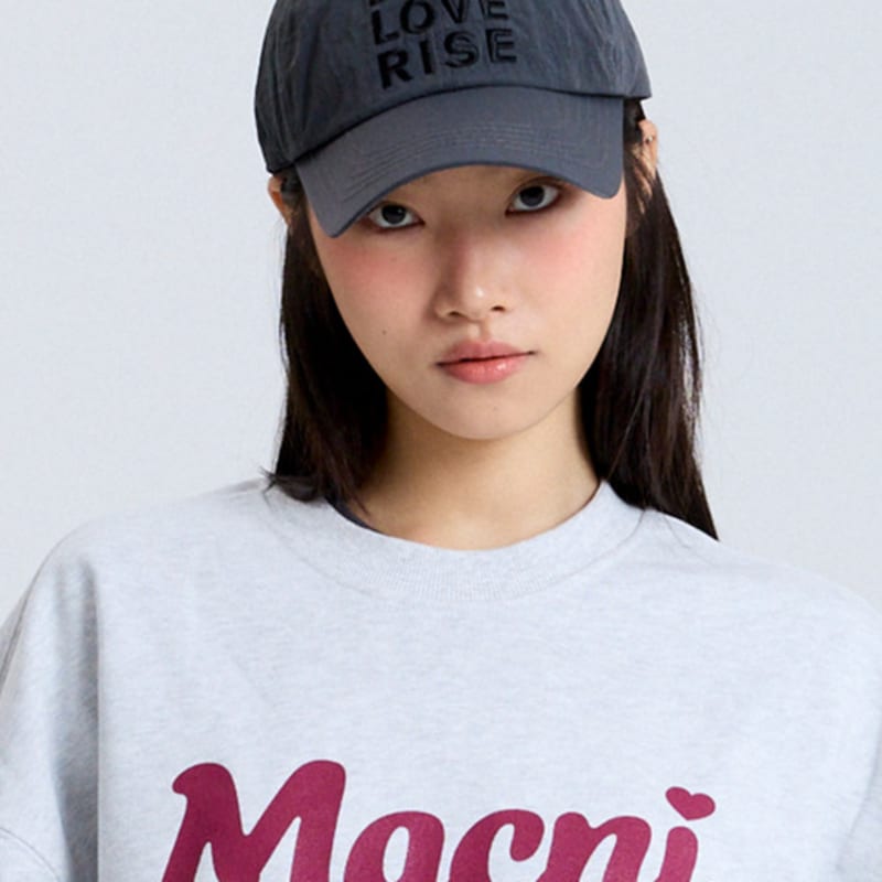 macni NYLON LLR DEEP BALL CAP CHARCOAL