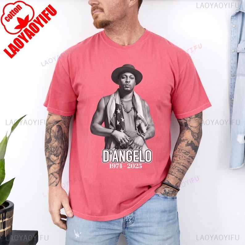9742025 Dangelo Shirt Brown Sugar Vntg Rap 90s Rnb 2000s Music Neo Soul Memories T Shirt Legend Gift Hip Hop Style Cotton Tee