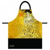 [R2000] - Cotton Apron 'Gustav Klimt' (Adele) - 78x68cm