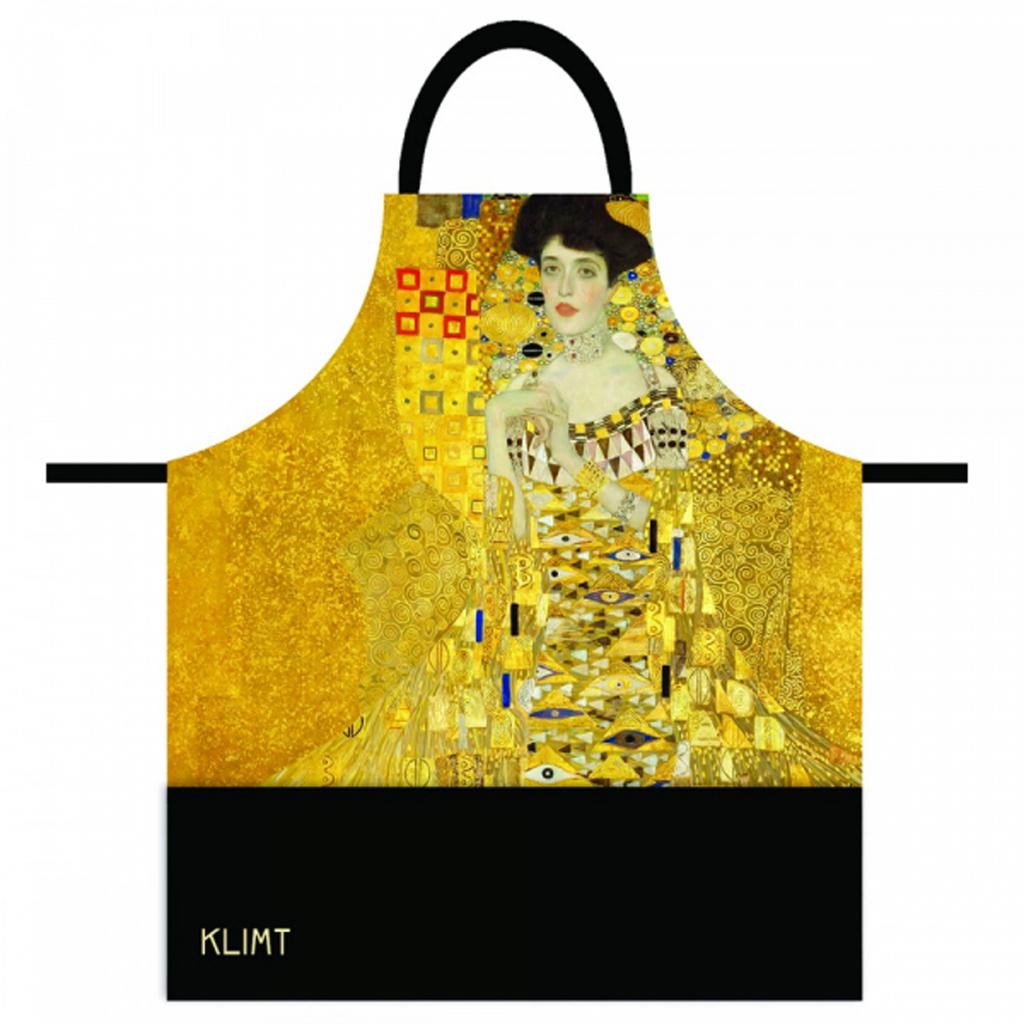 Les Trésors De Lily [R2000] - Cotton Apron 'Gustav Klimt' (Adele) - 78x68cm