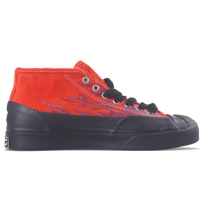 A$AP x Converse Jack Purcell Chukka Mid Полувысокие кеды для скейтбординга Унисекс Красный