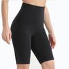Women's Seamless Hip Lifting High Waist Solid Color Yoga Pants Exercise Five Pants