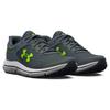 Under Armour Charged Assert 10 Gravel Lime Surge Men Sneakers Grey 3026175-100