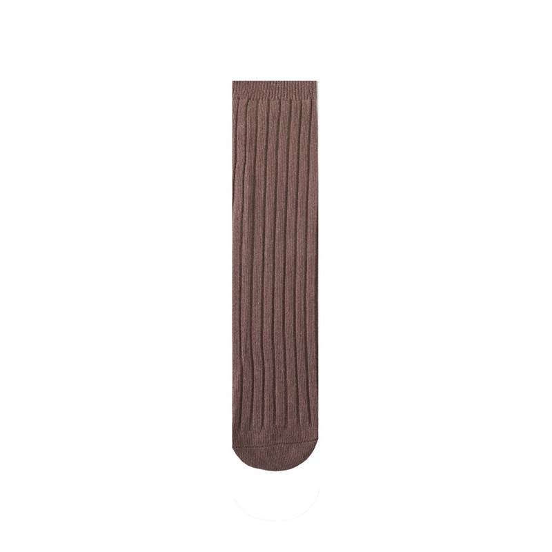 Soft Cotton Ribbed Knee High Socks for Baby Toddler Kids Breathable Solid Long Leg Warmers for Newborn Boys and Girls