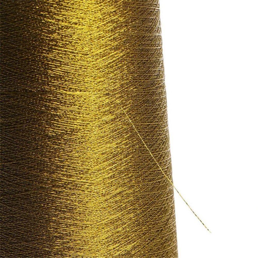 Hand Metallic Yarn Woven Line DIY Cross Stitch Embroidery Thread Gold/Silver Wire Sewing Machine