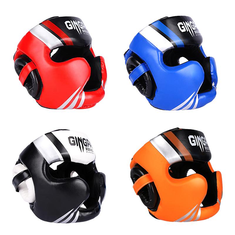 For Full-Covered ABS Material Kickboxing Muay Thai Helmets Adult Child Safety Training Headgear Promotional Protector Boxing