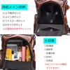 Zhongningyifeng ZNYF Backpack with Zippered Shoulder Popular with Girls Women's Back, Leather, Anti-theft, Waterproof, 2-Way Bag, (Coffee)