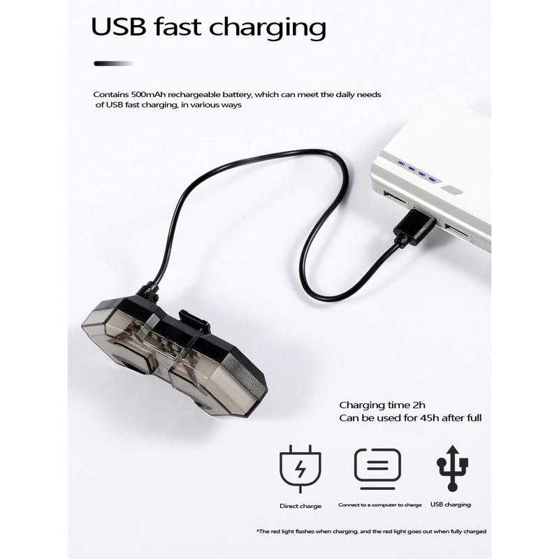 Rear Lamp Smart Bike Wireless Remote Turn Signal Lights Bicycle LED Taillight Easily tallation Personal Bicycle Parts
