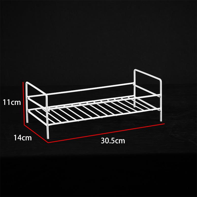 European White Wrought Iron Dessert Stand - Cake Tray and Pastry Display Rack