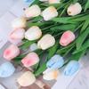 1Pcs Tulips Artificial Flowers Real Touch Flowers Tulip Bouquet Decor Fake Tulips Flower For Home Wedding Decorations