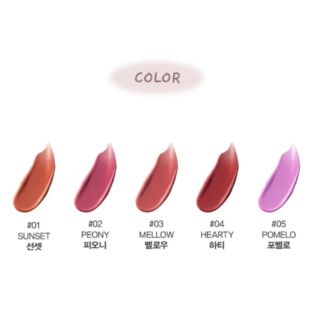 SON&PARK Vegan ARTI SPREAD МНОГОЦВЕТНЫЙ БАЛЬЗАМ 5 ЦВЕТОВ