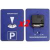 2 Automatic Parking Discs with Clock / Blue Zone - Parkscheibe