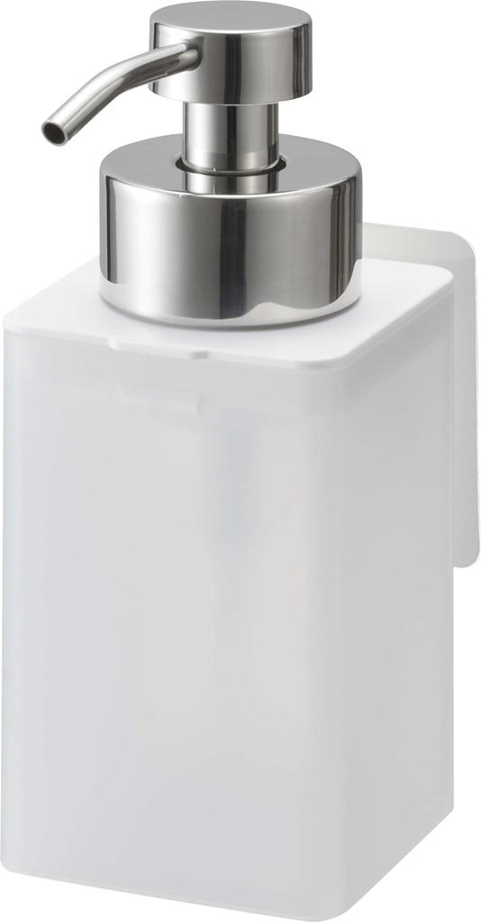 Yamazaki Film Hook Foam W7 x D10 x MIST Foam Detergent Easy to Product 3460 Dispenser, Type, White, Approx. H17cm, Refill, Clean, 350ml, Number