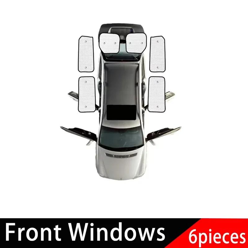 Sun Shades For Ford Transit Custom Tourneo MK1 2012-2021 LWB Sunshade Full Cover Windshield Blackout Anti UV Visor Accessories