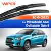 Для Mitsubishi ASX Outlander Sport RVR GA 2010- 2011 2012 Дворники Передние Щетки Стеклоочистителя Лобовое Стекло Окно 24"+21"