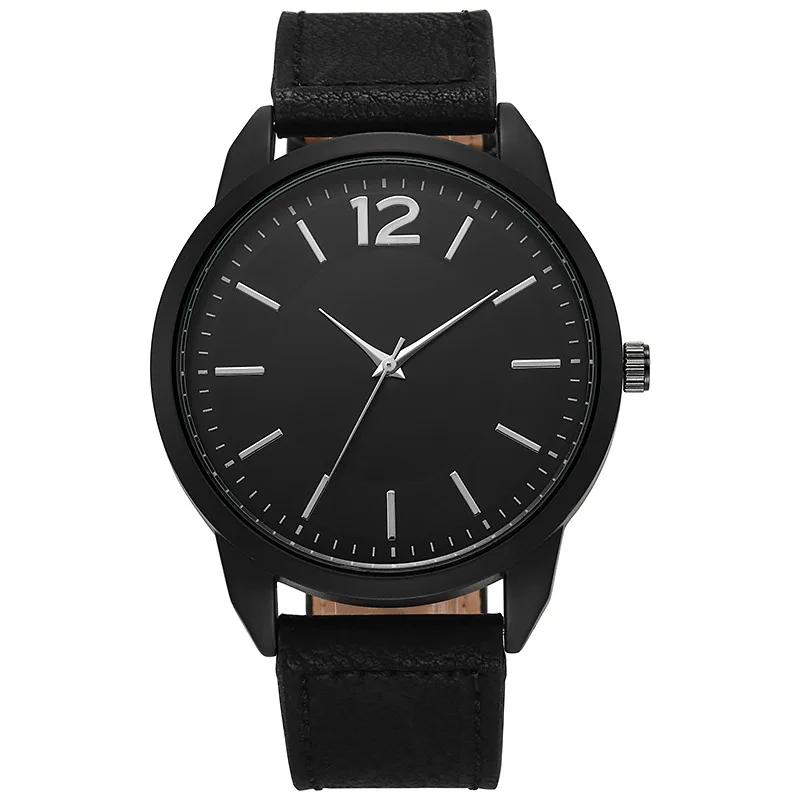 1pc-Quartz Watch Circular Surface Simple and Stylish Business Casual Watch (Box Not Included)