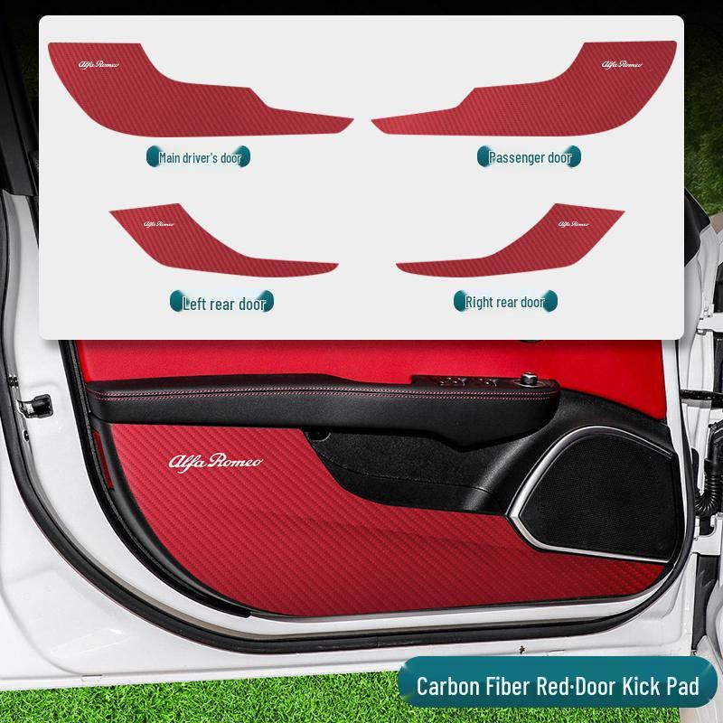 Накладка на порог двери Alfa Romeo Stelvio/Giulia - Улучшение защиты интерьера