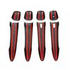 Carbon Fiber Car Door Handles Cover Trim For NISSAN PATHFINDER -2024
