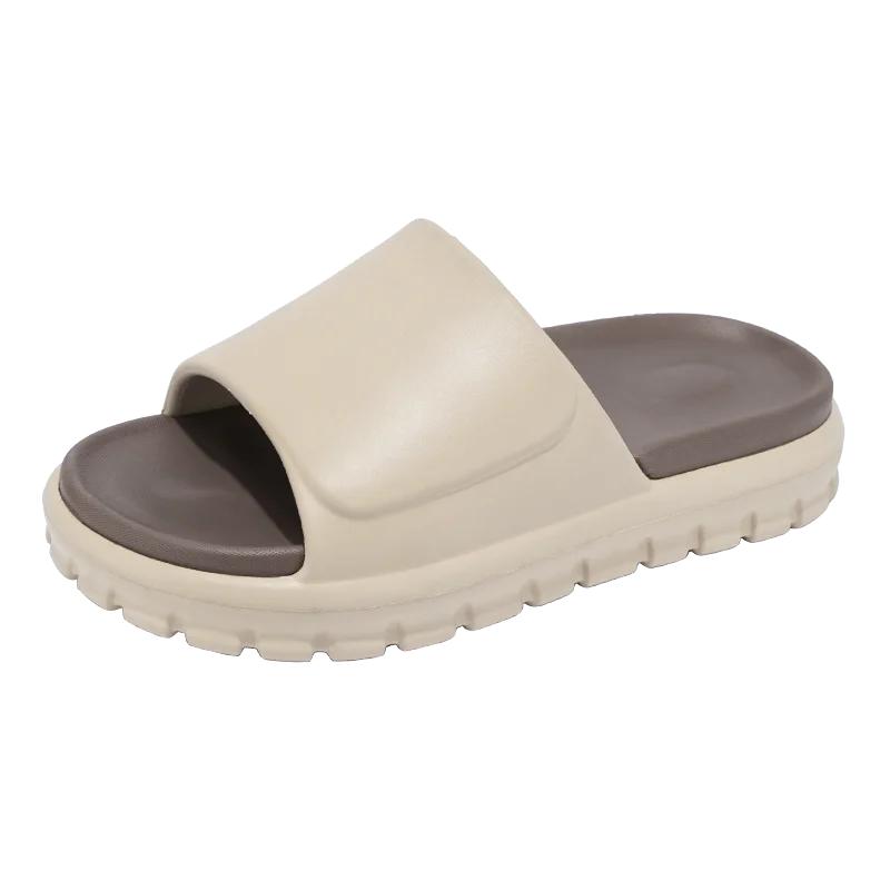 2025 Летние пляжные сандалии для отдыха на открытом воздухе Женская повседневная обувь Мужские шлепанцы Мужские сандалии Брендовые женские и мужские тапочки Модные шлепанцы из ЭВА