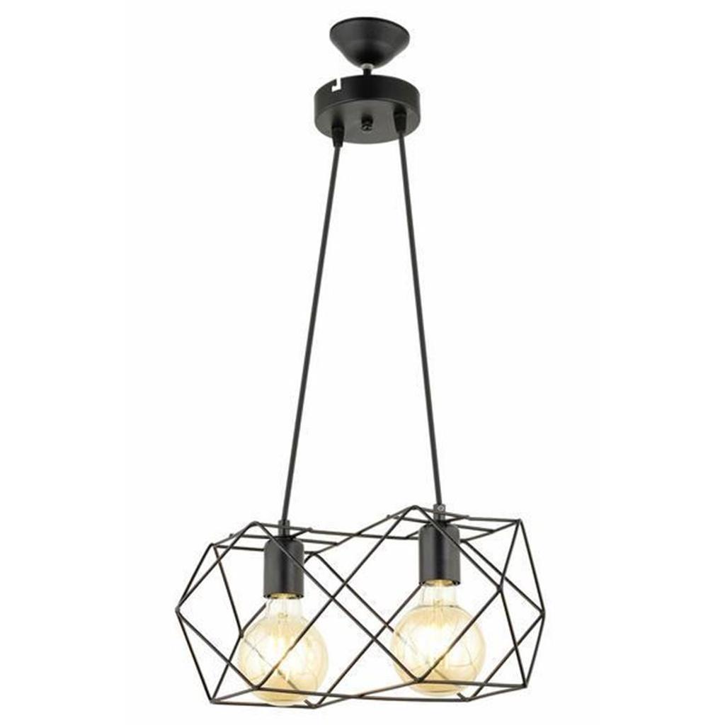 Люстра Sapphire Light Lily 2-х рядная черная