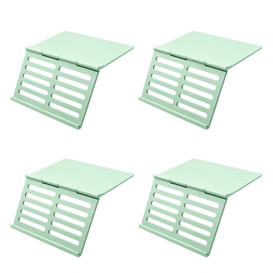 1/4Pcs Mahjong Card Holder for Table, Under-Mat Slide-in Mahjong Card Stand, Foldable Angled Viewing Display Rack, 3D Printed Table Accessory