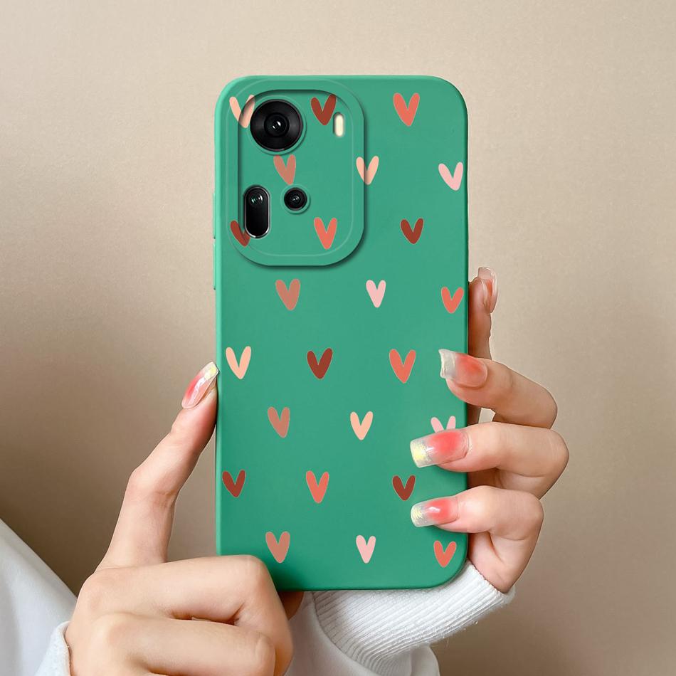 For OPPO Reno 11 Pro 5G Phone Case Butterfly Liquid Silicone Camera Protection Back Cover For OPPO Reno11 Pro Funda Coque Bumper