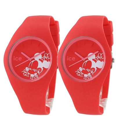 Коробка для хранения парных часов Ice Watch Disney Collaboration, унисекс, силиконовые, 40 мм, средние, красные наручные часы [Ice Watch] мужские, женские [Товар] (№ 6 Пара/Минни)