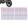 20 Pcs Car Wheel Stickers for Tires Wheels Reflective Rim Stickers Decals Motorcycle Wheels