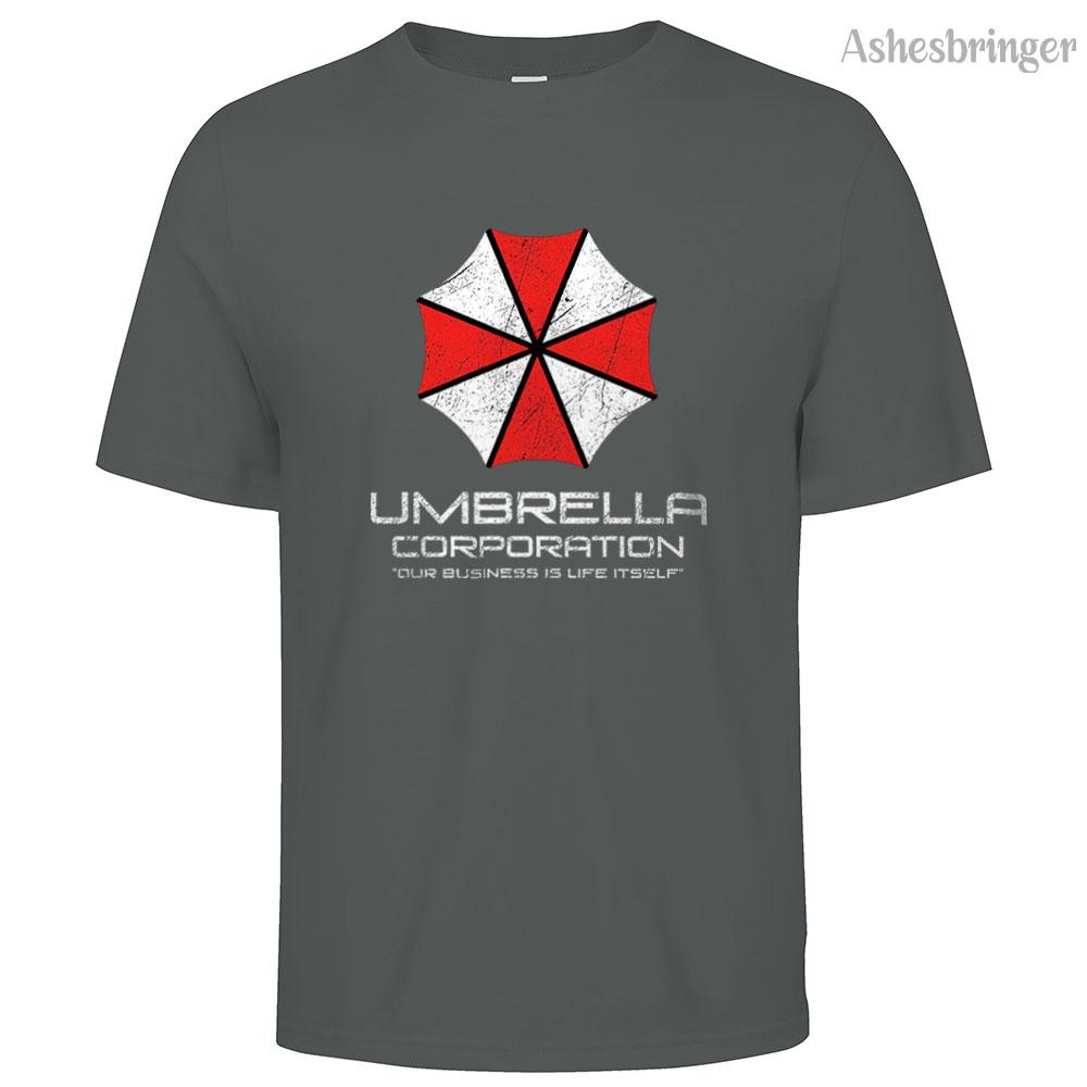 Мужская хлопковая футболка с графикой Umbrella Corporation, уличная повседневная футболка для мужчин и женщин
