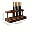 Sleek Desk Organizer 9 Slots Phone Stand Multifunction Pen Holder  For Office School